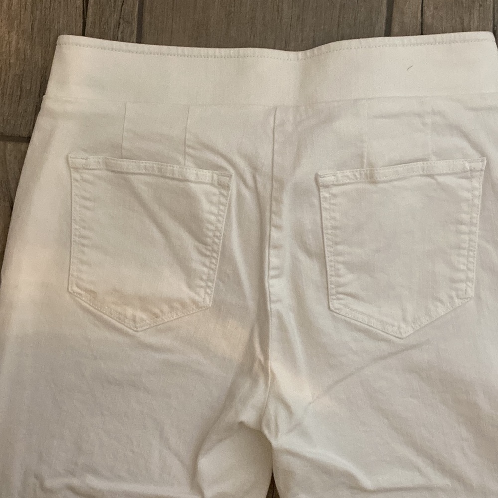Loft Brand pull on crop wide leg jeans - Picture 3 of 7